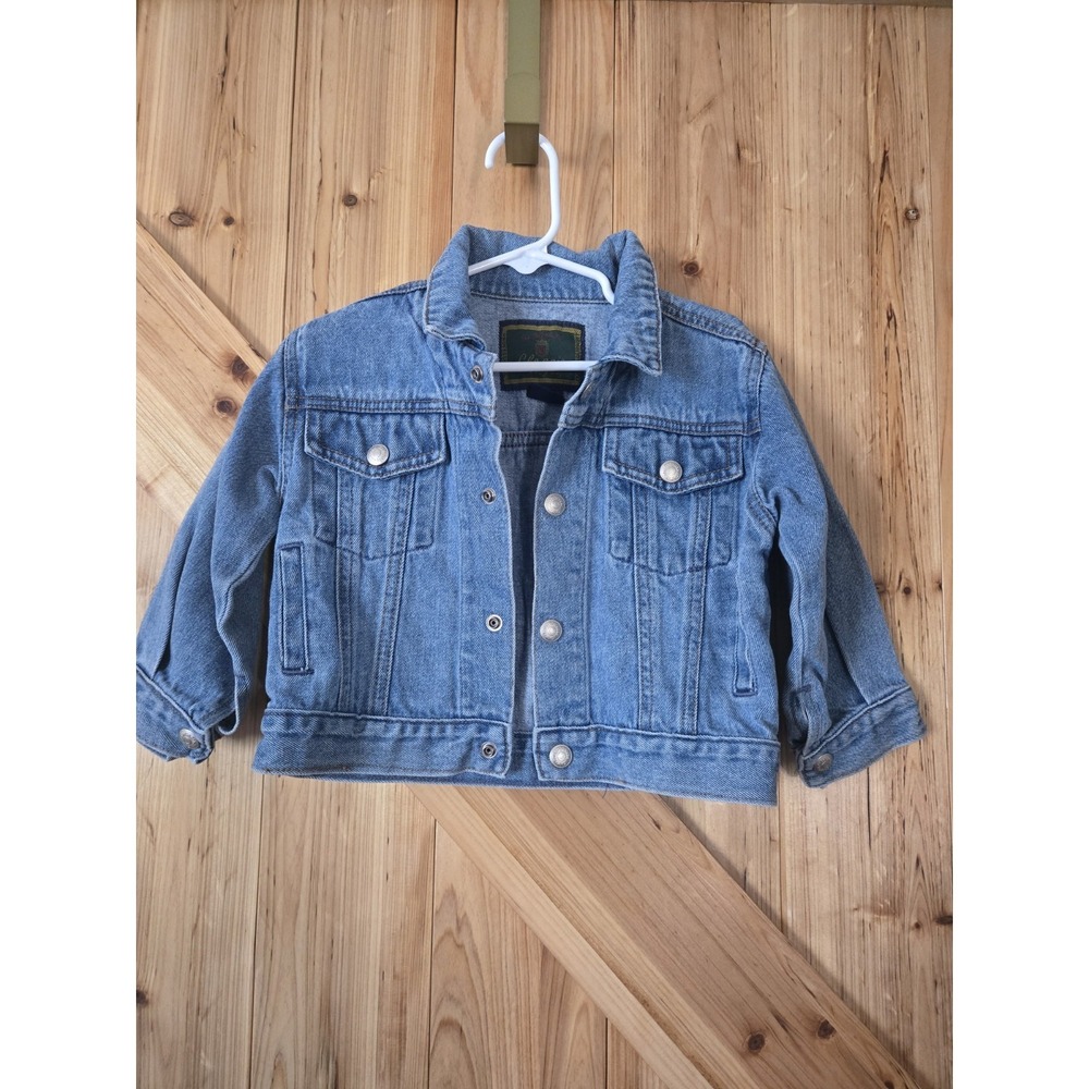 Vintage Classic Baby Gap Denim Jean Jacket Size 12-24 months The Perfect Fit